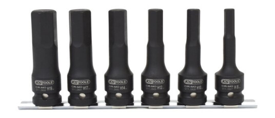 Ks Tools 515.1104, Stikkontakt, 1/2", 1 Hoder, Krom-Molybden-Stål, Iso 1174, Din 3121