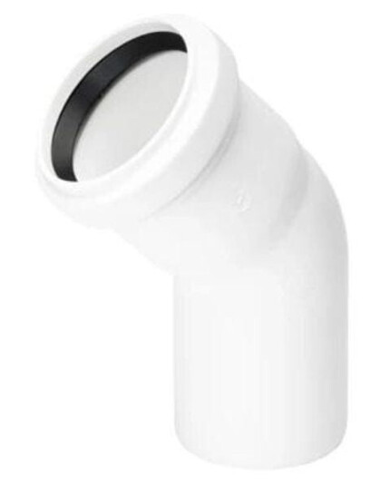 Conel Drain Bend med Muffe 15° 87° PP 50mm / 30°