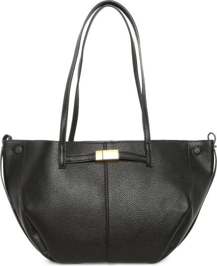 Gina Tricot Detail Midi Bag   BLACK/BLACK   One Size