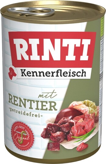 Rinti Våtfôr Kennerfleisch Reinsdyr 12 X 400 G Rinti Våtfôr Kennerfleisch Reinsdyr 12 X 400 G