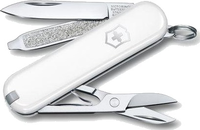 Victorinox Classic SD Klappkniv Hvit med 7 Verktøy Victorinox Classic SD Klappkniv Hvit med 7 Verktøy