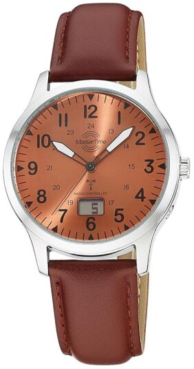 Master Time Herreklokke MTGA 10959 82L Super Power Brun/Lær Ø41 mm