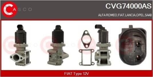 CASCO CVG74000AS EGR-ventil CASCO CVG74000AS EGR-ventil