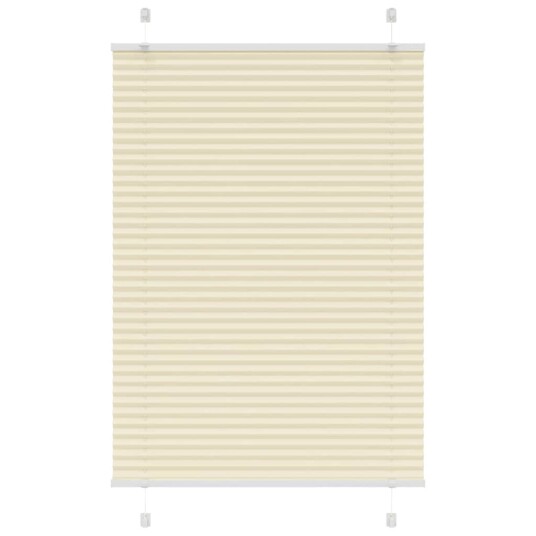 plisségardin krem 90x100 cm Stoff Bredde 89,4 Polyester