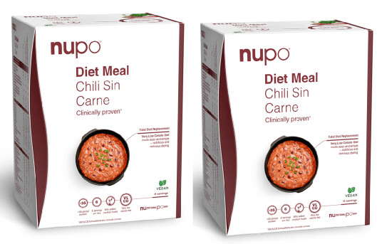 Nupo 2 x Diet Meal Chili Sin Carne 10 Portioner