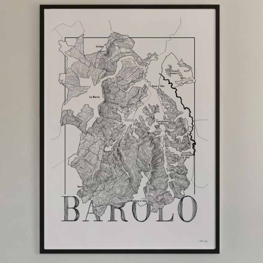 Brushery Vinplakat Barolo 50x70cm Brushery Vinplakat Barolo 50x70cm
