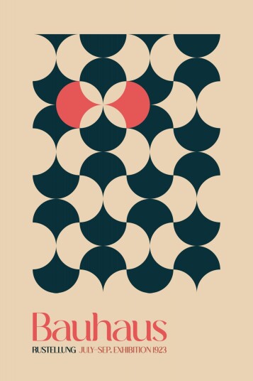 Plakat   Bauhaus utstilling 1923