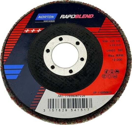Norton Abrasives 77696067116 Slipeskive, vinkelsliper Norton Abrasives 77696067116 Slipeskive, vinkelsliper