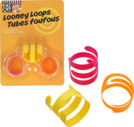 Petmate Looney Loops Tubes Farfelus- Katt Leketøy Petmate Looney Loops Tubes Farfelus- Katt Leketøy