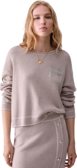 Liu Jo Dame Strikkevarer Beige XS,
