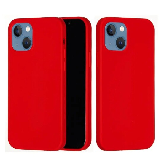INCOVER iPhone 13 Mini Silikon Deksel - Rød