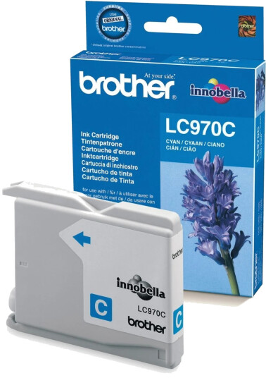 Brother Blekkpatron LC-970C Cyan (300 sider)