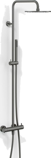 Semplice Termostatsett Rain DeLuxe SRL02 SmartTerm ø25cm EasyClean PVD Matt Gun Metal Semplice Termostatsett Rain DeLuxe SRL02 SmartTerm ø25cm EasyClean PVD Matt Gun Metal