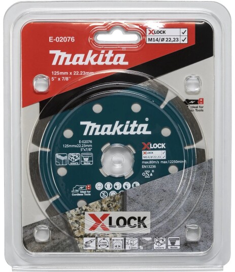 Makita E-02076 Diamantblad 125 mm (X-Lock)