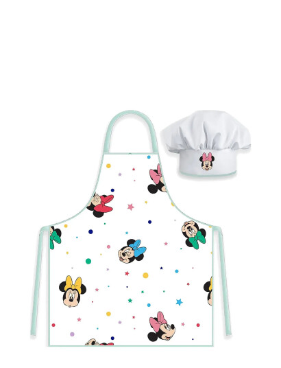 BrandMac Kids Apron + Hat - Minnie 1738 - Multi/patterned - ONE SIZE BrandMac Kids Apron + Hat - Minnie 1738 - Multi/patterned - ONE SIZE