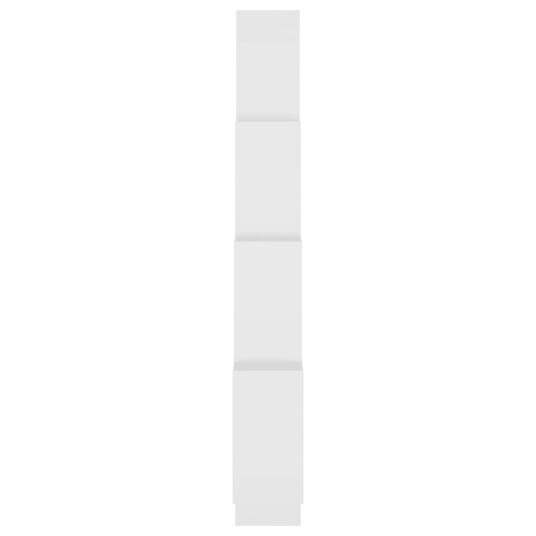 vidaXL Kubeformet vegghylle hvit 90x15x119 cm sponplate vidaXL Kubeformet vegghylle hvit 90x15x119 cm sponplate