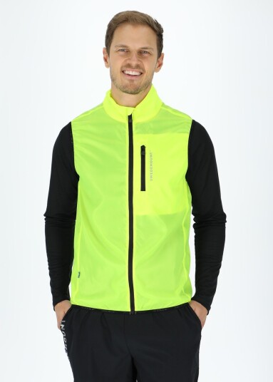 Swedemount Packable Wind Vest Neon Xs Vester