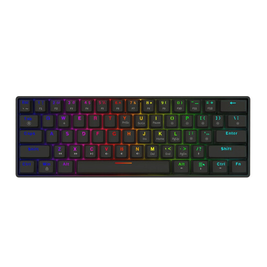 Savio Blackout X2 Peach Silent Hot Swap Mekanisk Tastatur Svart