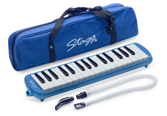 Stagg Melosta 32bl Melodica, Blå 32 Tangenter, Flext
