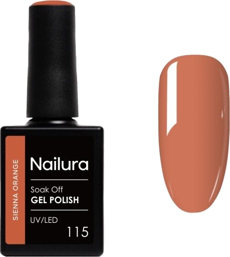 Nailura Gel Polish 115 – Sienna Orange – 10 ml