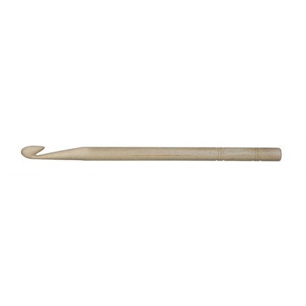 KnitPro Basix Birch Heklenål Bjørk 15,3cm 10,00mm