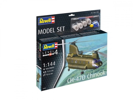 Revell Startsett 1/144 CH-47D Chinook