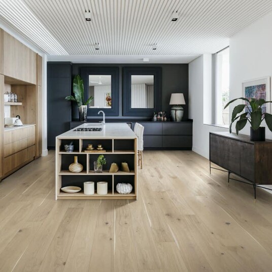 Parkett Kährs Springview 227 Hvit Matt Lakk Eik 1 Stav