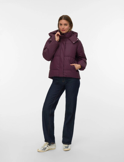 Vero Moda Vmgretakylie Short Coated Jacket Noos Burgundy L