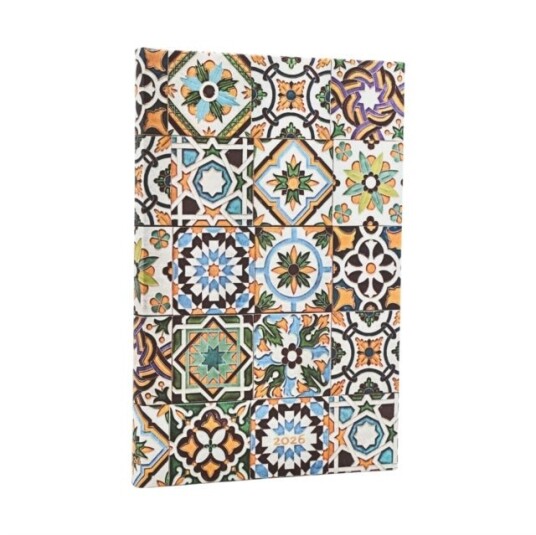 2026 Porto (Portuguese Tiles) Maxi 12 month Vertical Hardcover Flexi Dayplanner 2026 (Elastic Band Closure) 2026 Porto (Portuguese Tiles) Maxi 12 month Vertical Hardcover Flexi Dayplanner 2026 (Elastic Band Closure)