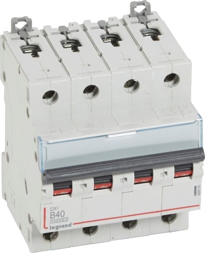 Legrand DX³ MCB automatsikring B40 4P 4M 10/16kA