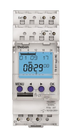 Theben 6110330 Koblingsur 110 230 V radiostyrt Elfordeling & strømforsyning