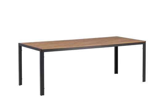 Venture Design Break spisebord Svart 205 x 90 cm Natur