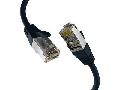 Efb-Elektronik Cat8.1 Sort 1,5M Rj45 Patch Kabel S/Ftp Pimf Lszh 2000Mhz 40Gb Nettverkskabel (Ec020200302)
