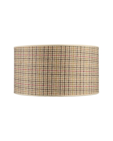 Artwood Sylinder lampeskjerm harris tweed forest