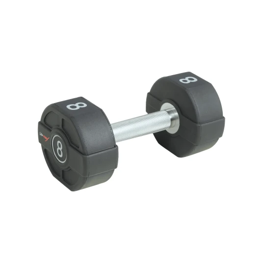 Lifemaxx PU Manual 8 kg - Rett riflet håndtak - Utstyr til crossfit, styrketrening og funksjonell fitness Lifemaxx PU Manual 8 kg - Rett riflet håndtak - Utstyr til crossfit, styrketrening og funksjonell fitness