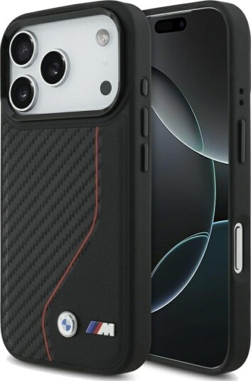 BMW M Carbon Line MagSafe Etui til iPhone 17 Pro Rød