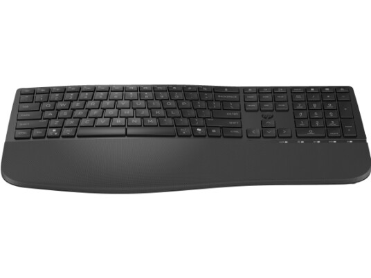 Hp 680 Kombinert Komforttastatur Og -Mus Med To Moduser, Trådløs, Rf Trådløs + Bluetooth, Plunger Key Switch, Qwerty, Svart, Mus Inkludert