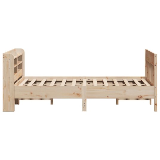 Sengeramme uten madrass hvit 135x190 cm heltre furu 3307020