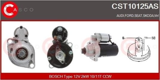 Starter CASCO CST10125AS