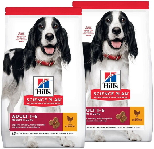 Hill&Apos;S Hill'S Science Plan Adult Medium Chicken 2 X 14Kg