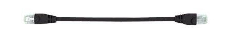 BLACK BOX SpaceGAIN Reduced-Length - koblingskabel - 22.9 cm - svart