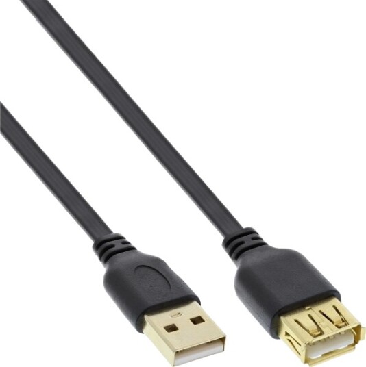 Inline 4043718178810 3 M Usb A Usb A Usb 2.0 Hankjønn/Hunkjønn Svart