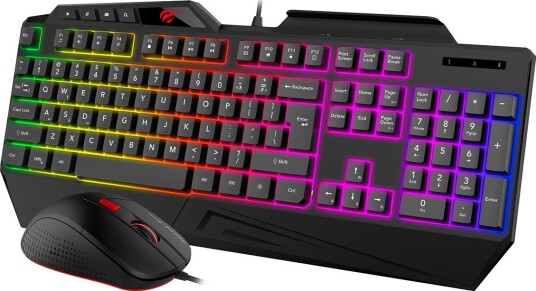 Havit KB852CM Gamingtastatur og Mus med RGB