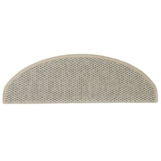  Selvklebende trappematter sisal 30 stk 65x21x4 cm lysegrønn 8721288459947