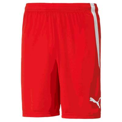 Puma teamLIGA Shorts, fotballshorts herre Rød M