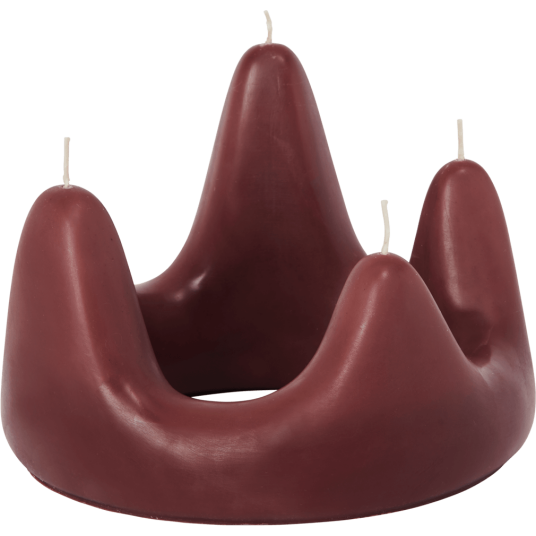 Ferm Living Stala Stearinlysring Dark Grape