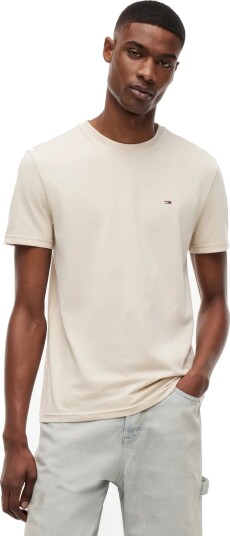 Tommy Jeans Tjm Xslim Jaspe Htr Tee Ext   Beige   XXXL