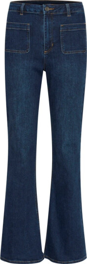Kaffe Dame Jeans Blå 2XL,