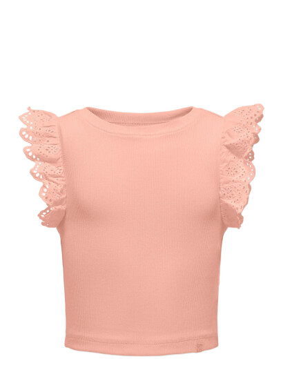 Kids Only Kmgdrea Liife S/L Detail-Top Jrs - Coral - 92