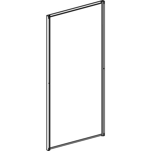 Contura Shower Next sidepanel for dusjkabinett, føringsglass, 80 cm white 80x190 cm